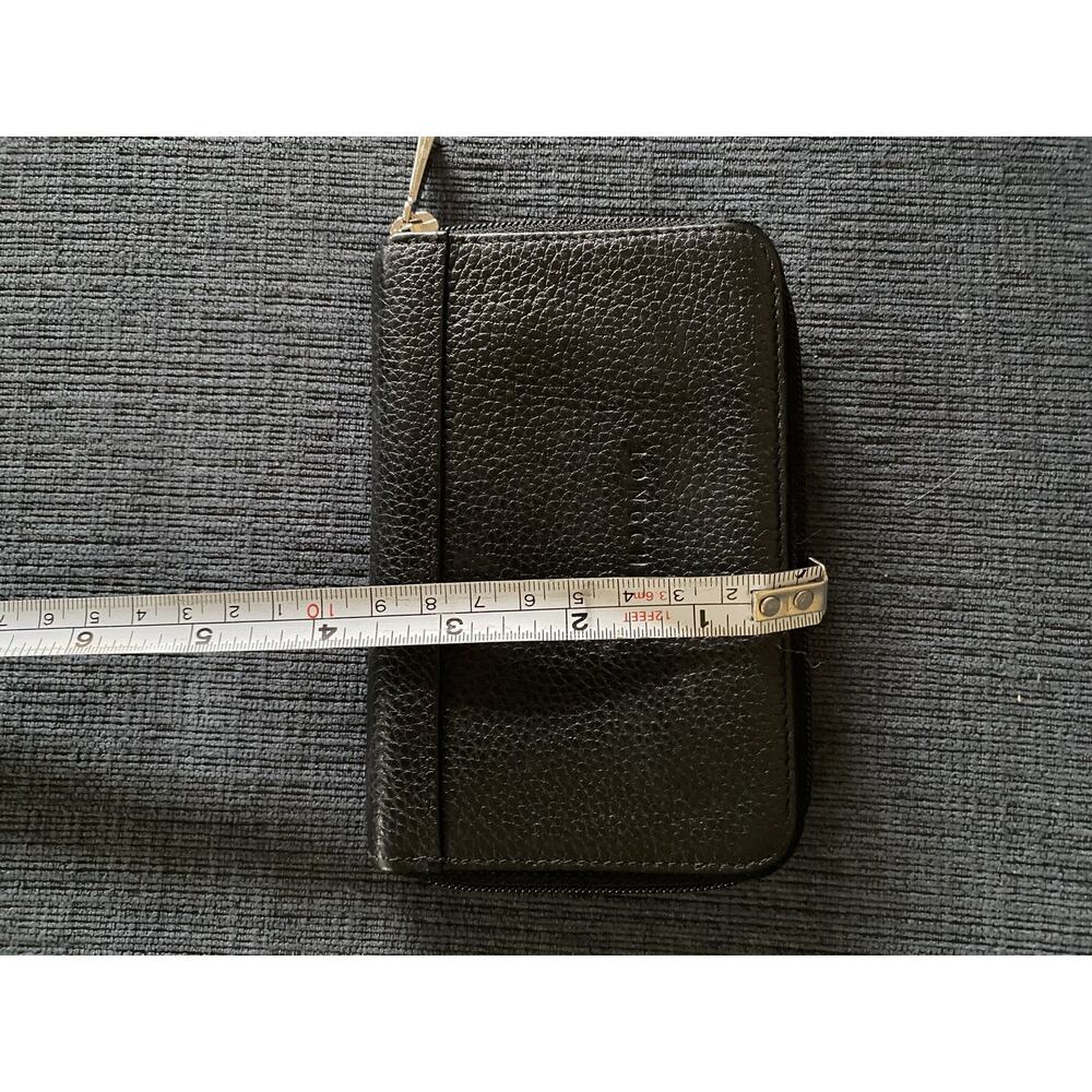 Longchamp Black Pebbled Leather Coin/Card Case - PERFECT CONDITION - Picture 5 of 5